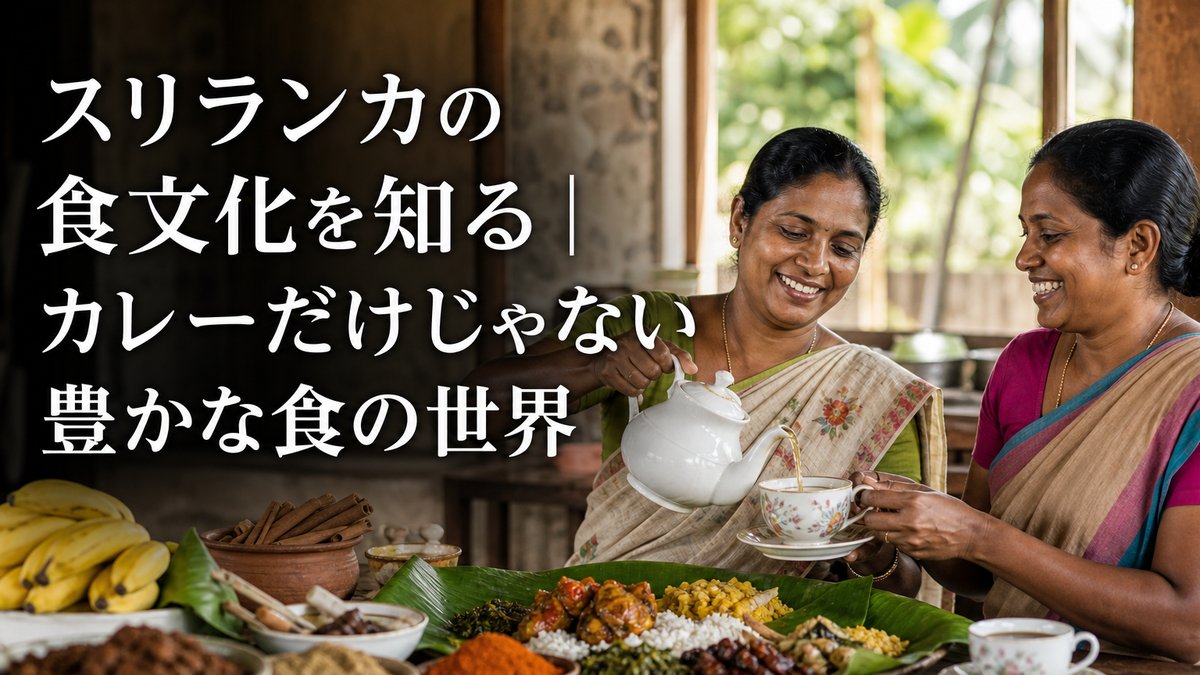 スリランカの食文化を知る｜カレーだけじゃない豊かな食の世界